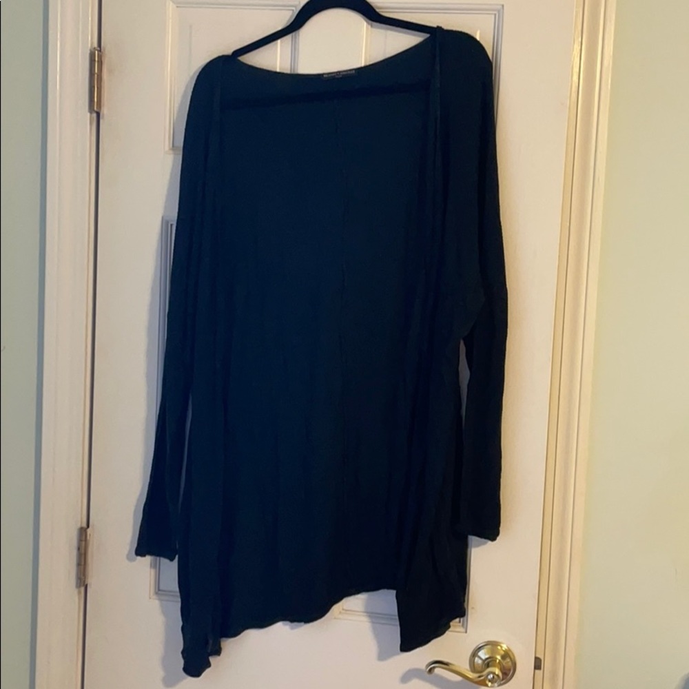 Brandy Melville black ribbed cardigan